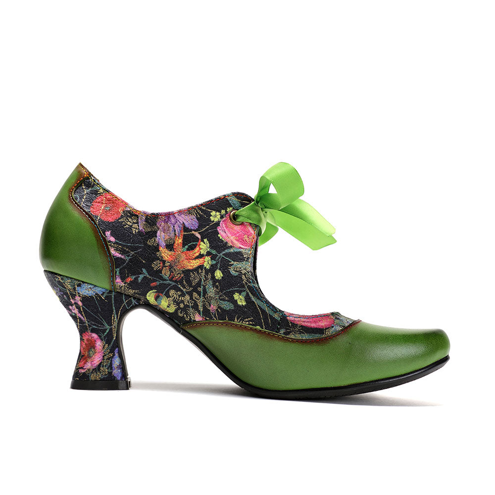 Women's Pumps Mary Jane Handmade Shoes Vintage Shoes Party Outdoor Daily Elegant Bohemia Heels