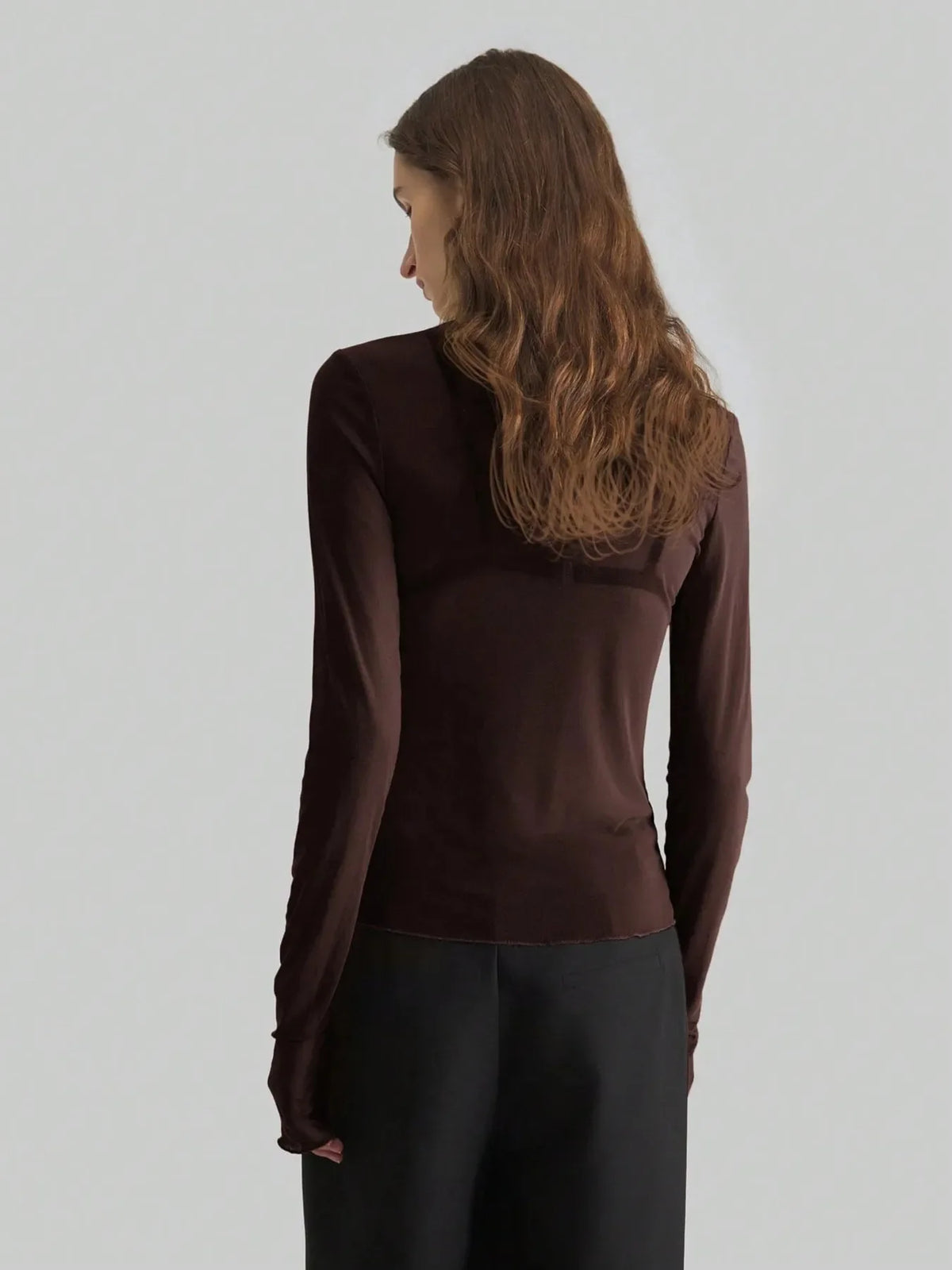 Turtleneck Long Sleeve Top