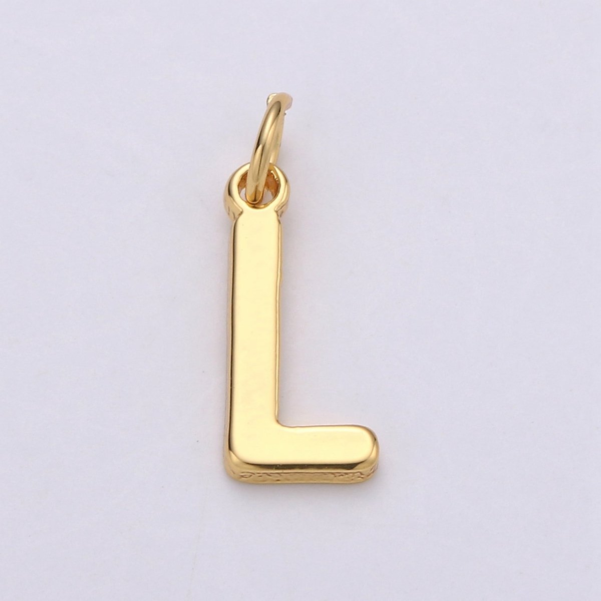 14k Gold Filled Personalized Initial Charm Initial Pendant, Letter Charm, Minimalist Alphabet Letter Charm, Monogram Charm Add On Charm A-113 to A-125