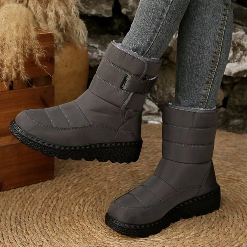 Warm Padded Waterproof Snow Boots