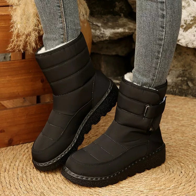 Warm Padded Waterproof Snow Boots