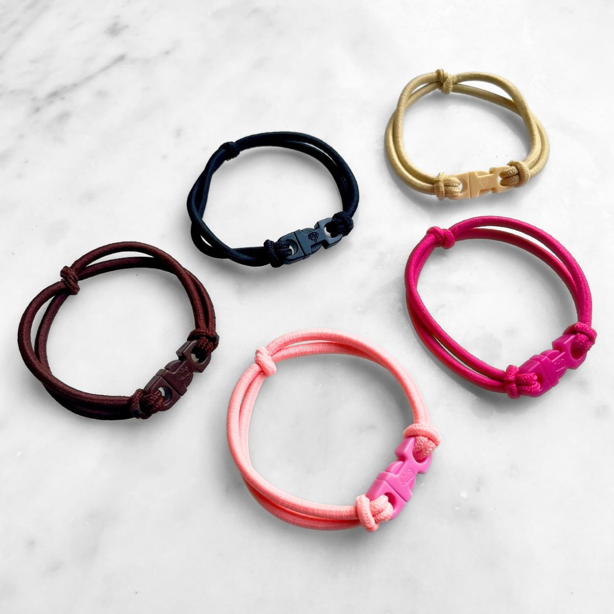 Buckle Hair Tie Elastics - Quick-Release, Snag-Free, Zero Tangles