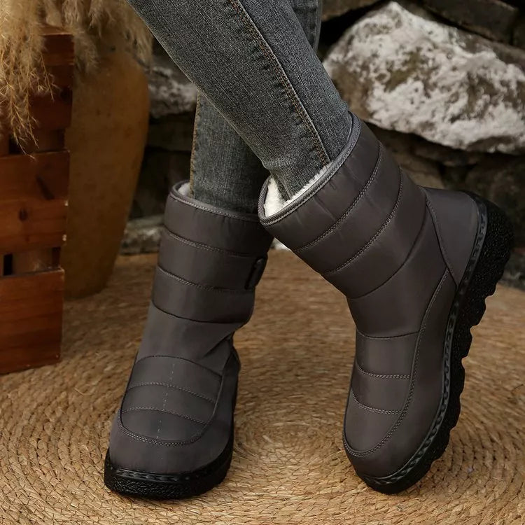 Warm Padded Waterproof Snow Boots