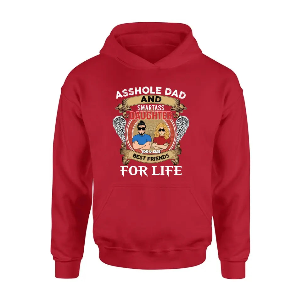 Personalized Father And Daughter/Son T-shirt/Long Sleeve/Sweatshirt/Hoodie - Gift Idea For Father's Day