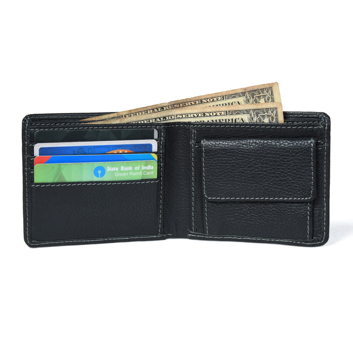 Classic Black Leather Wallet