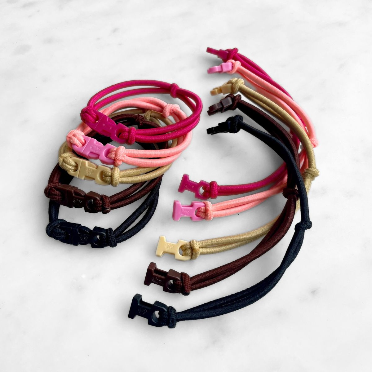 Buckle Hair Tie Elastics - Quick-Release, Snag-Free, Zero Tangles
