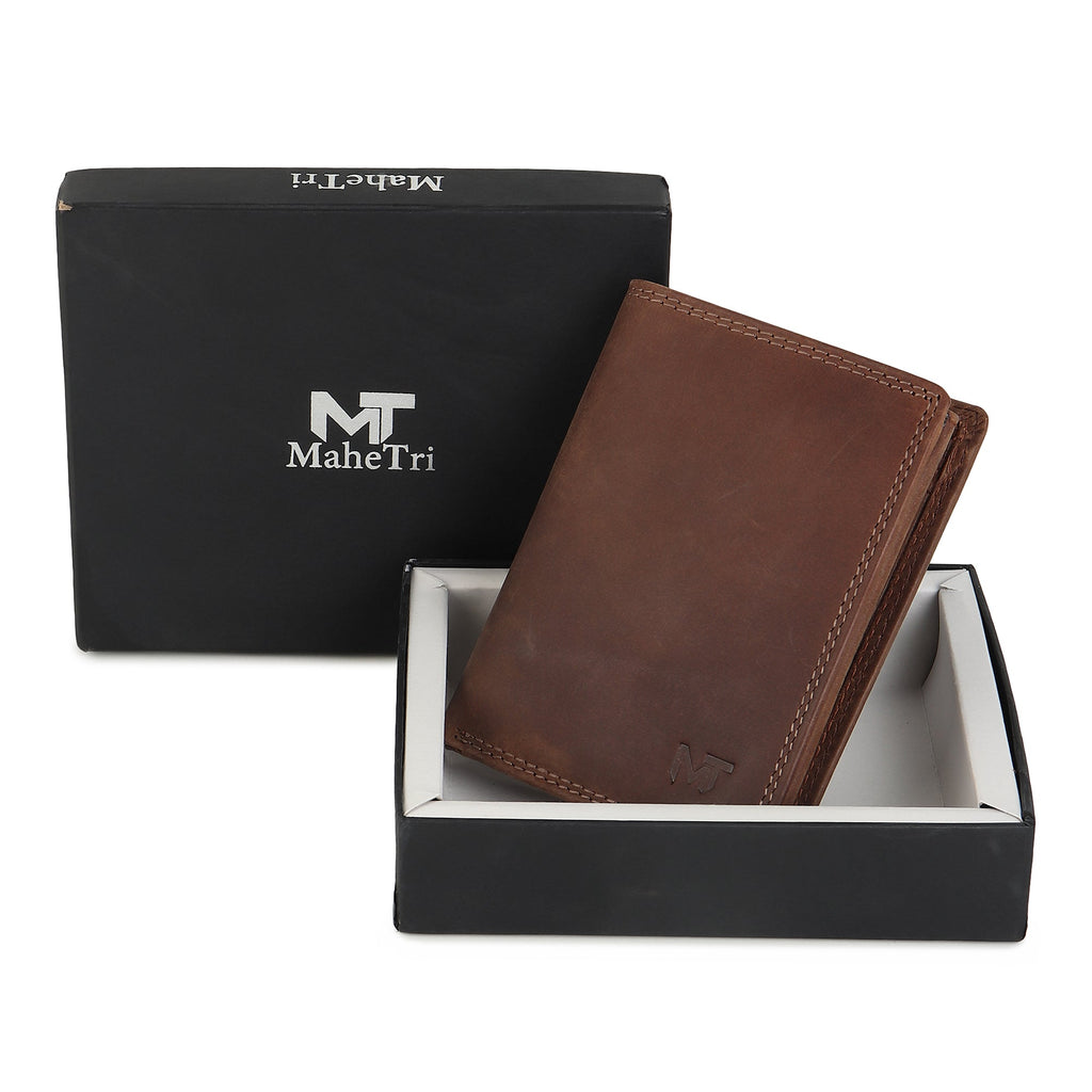 Buffalo Leather Men's Wallet - Vertical