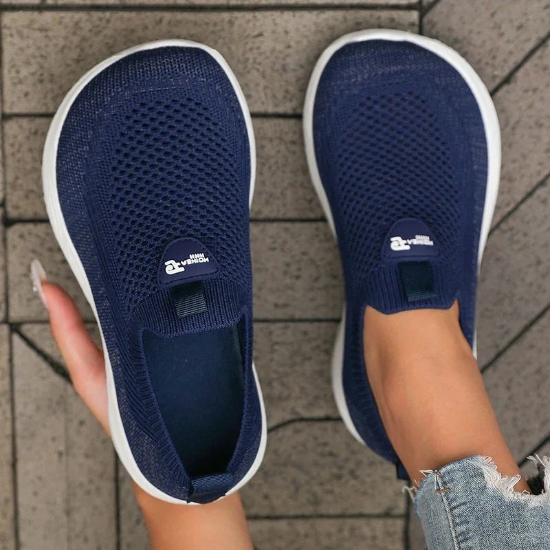 Minimalist Shoes - Wide Thick-Sole Mesh Fit