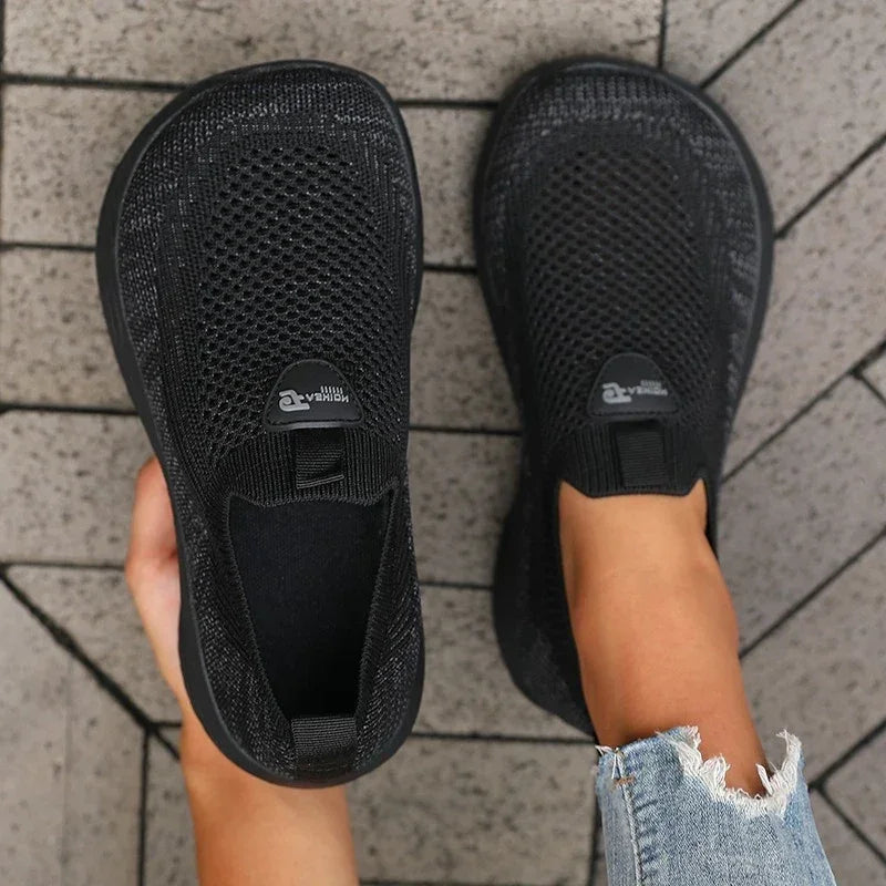Minimalist Shoes - Wide Thick-Sole Mesh Fit