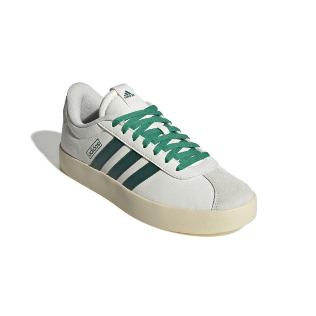 adidas Men's VL Court 3.0 (Core White / Collegiate Green / Court Green)