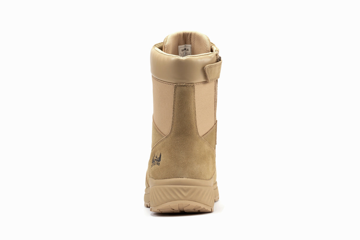 Botas Pro Sand Men's 8 inch Side Zipper Military Tactical Boots BP701