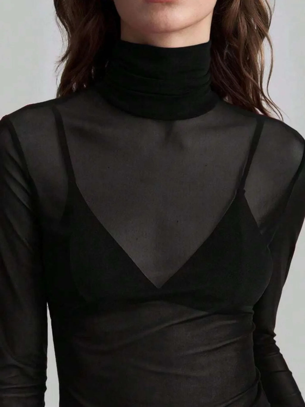 Turtleneck Long Sleeve Top