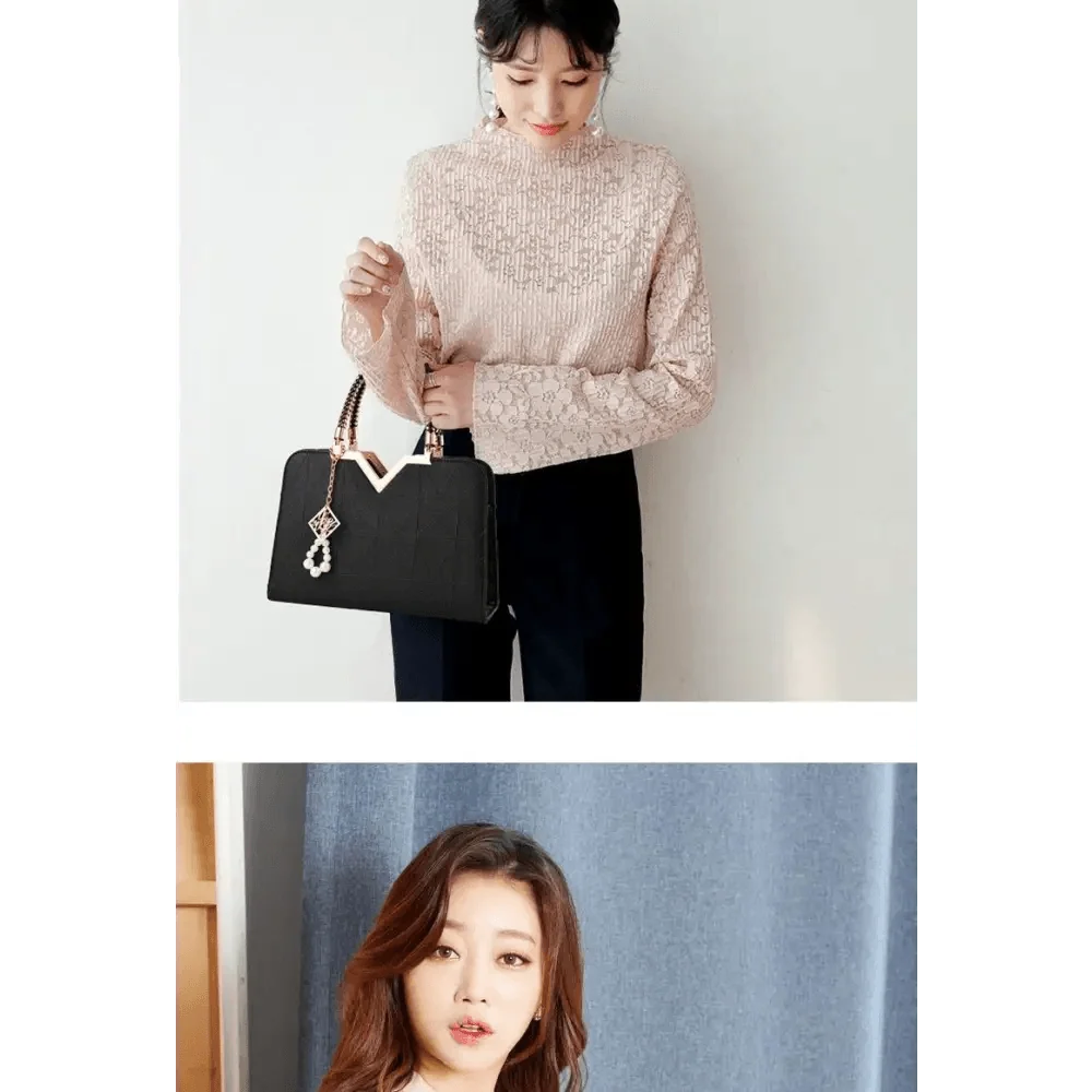 Eye-Catching Snow White Female Bag For Ladies With Phone Pocket Zipper Leather Bag For Women Shoulder Crossbody Bags