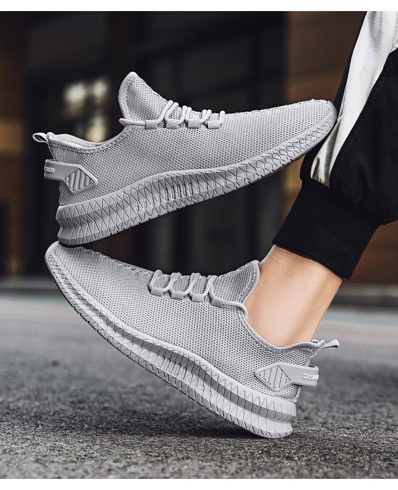 Light Running Comfortable Casual Men's Sneaker Breathable  Wear-Resistant Outdoor Walking Men Sport Non Slip Athletic Fashion Sneakers Mesh Workout Casual Sports Sneakers