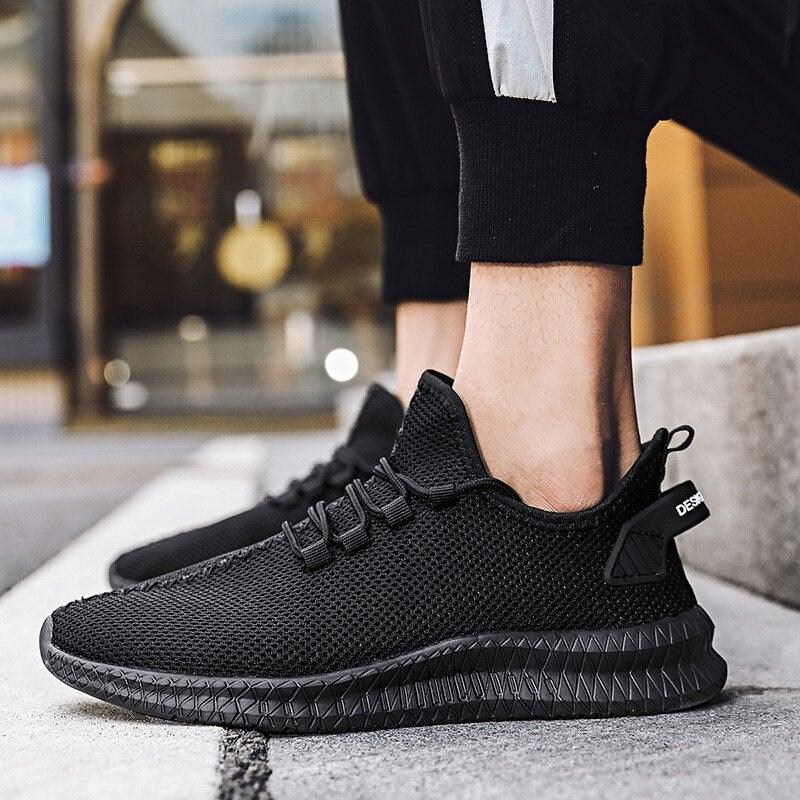 Light Running Comfortable Casual Men's Sneaker Breathable  Wear-Resistant Outdoor Walking Men Sport Non Slip Athletic Fashion Sneakers Mesh Workout Casual Sports Sneakers