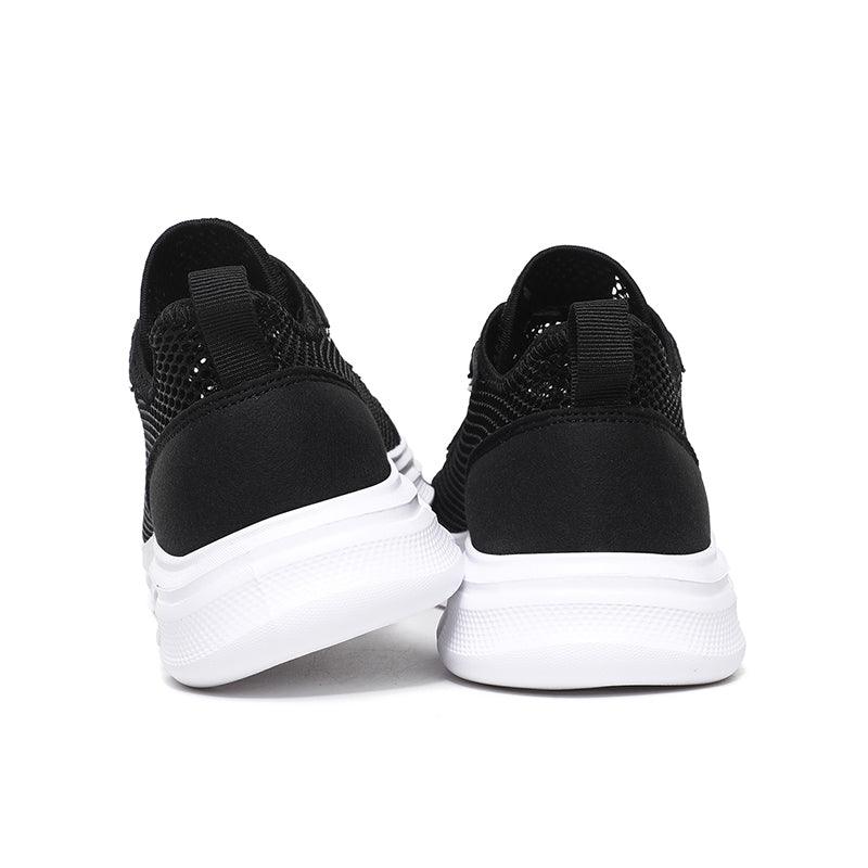 Men Casual Black Sneakers Fashion Light Breathable Summer Outdoor Beach Mesh Gym Running Sneakers Men Breathable Mesh Ultra Comfortable Athletic Fashion Jogging Sneaker