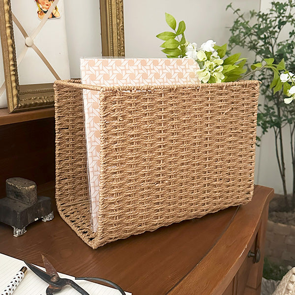 Woven Hanging File Basket