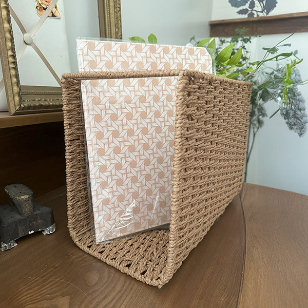 Woven Hanging File Basket