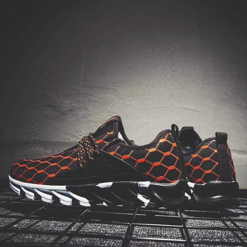 Mens Lightweight Breathable White Sneakers Casual Spring New Fashion Comfortable Walking  Slip-On Sneakers Breathable Fashion Athletic Gym Casual Tennis Sneakers Modern Design Shoes