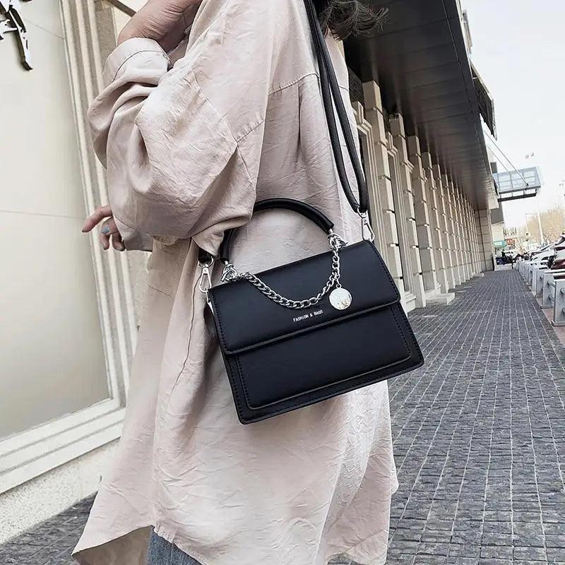Super Stylish Square bag For Females High quality PU Leather Women's Designer Handbag Travel Shoulder Bag