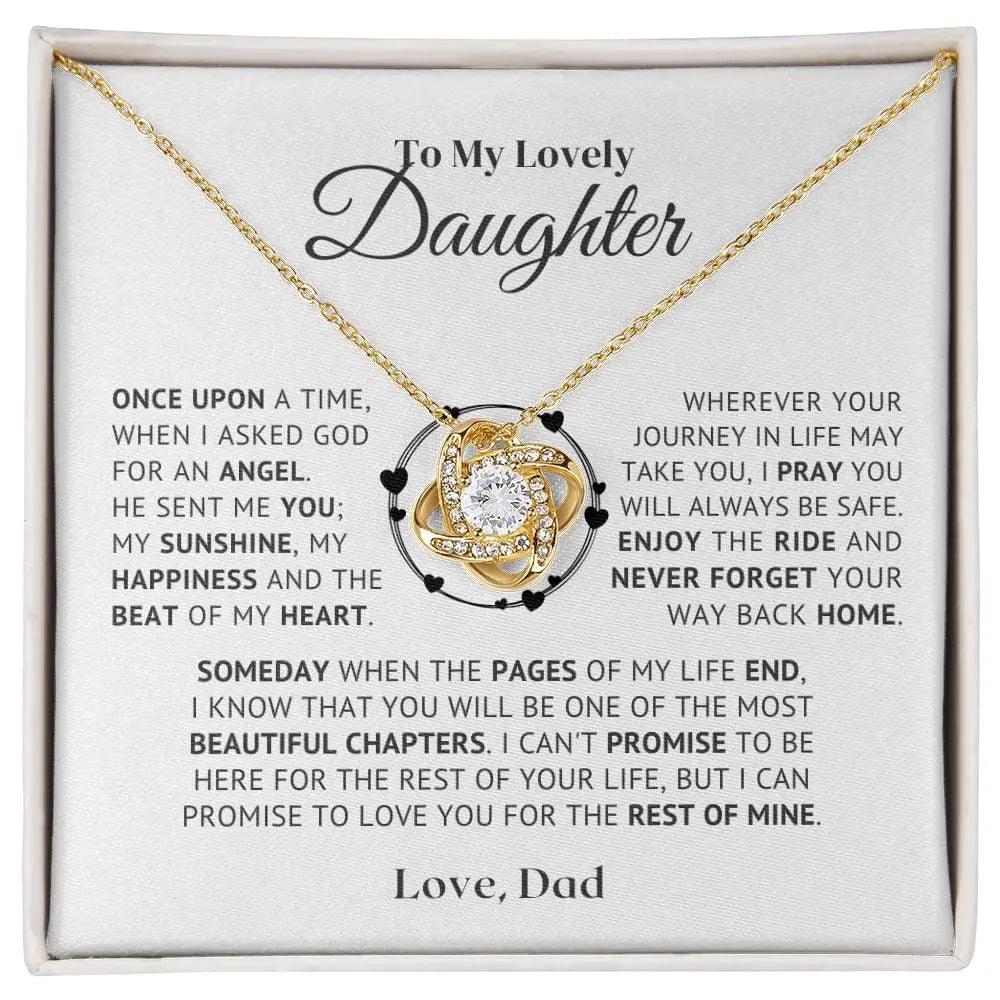 Dad's Love Necklace for Daughter