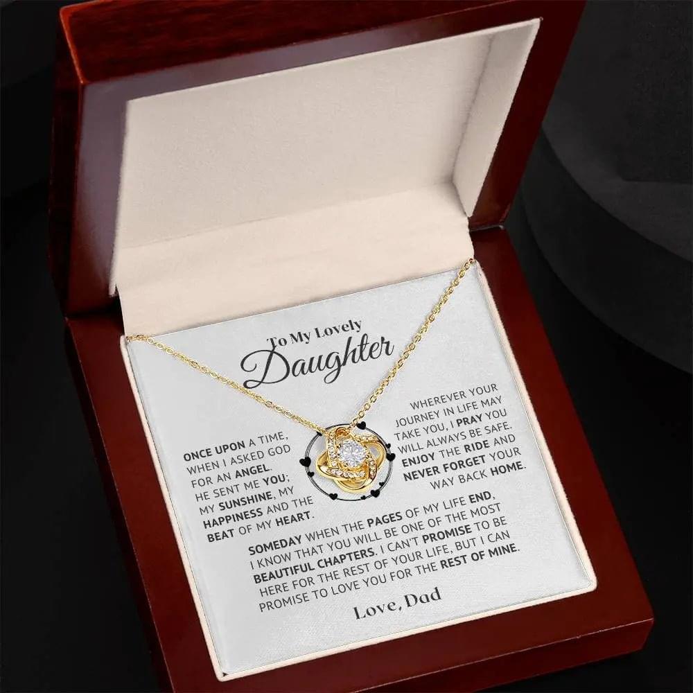Dad's Love Necklace for Daughter